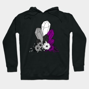 Asexual Flowery Crystals Hoodie